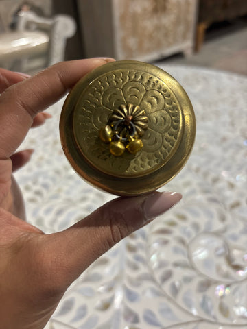 “The Ghungroo Mini” – Brass Ring Box