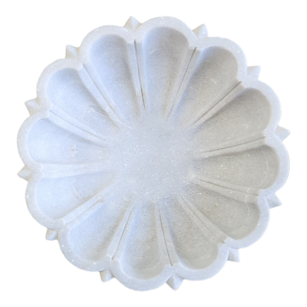 Marble Flora Bowl - 30cm