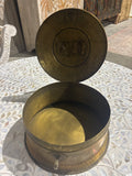 “The Darbar Chest” – Royal Brass & Bronze Chapati Box
