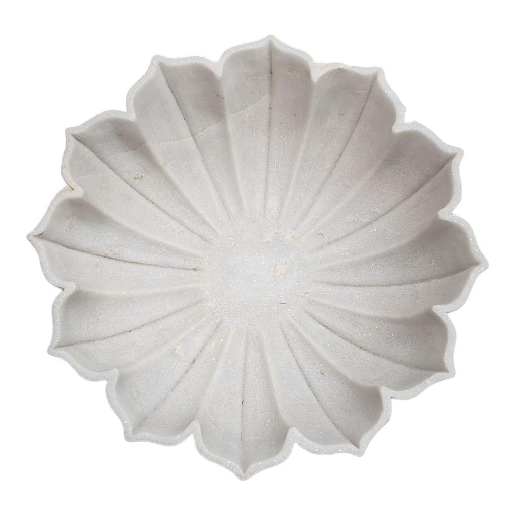 Marble Diya Bowl - 30cm