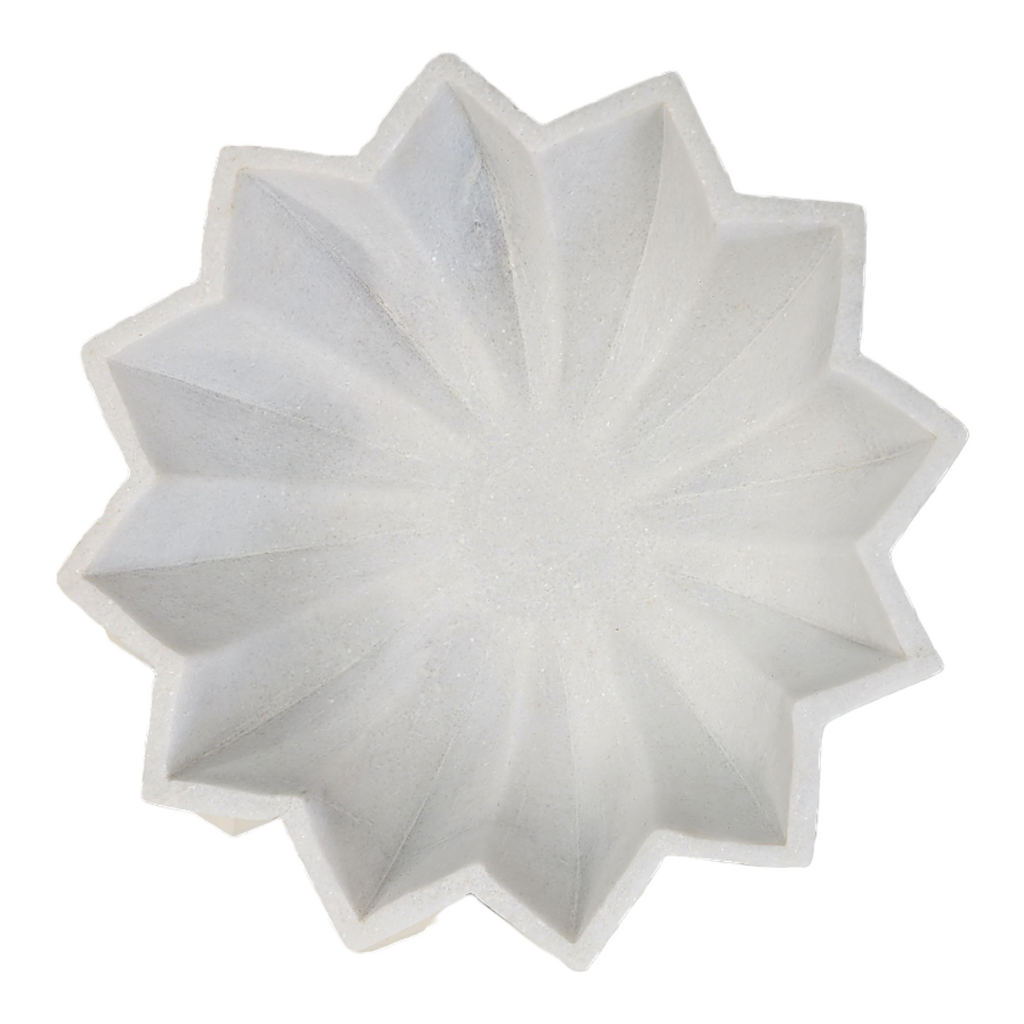 Marble Starburst Bowl - 30cm