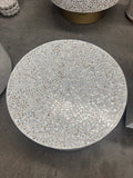 Genuine Mother of Pearl Coffee Table - Floral Snow