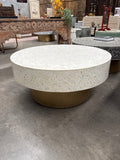 Casa Bone Inlay Coffee Table - Floral White