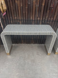 Rhi Bone Inlay Console - Ebony