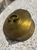 “The Darbar Chest” – Royal Brass & Bronze Chapati Box