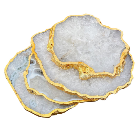Agate Coasters - (set of 4)