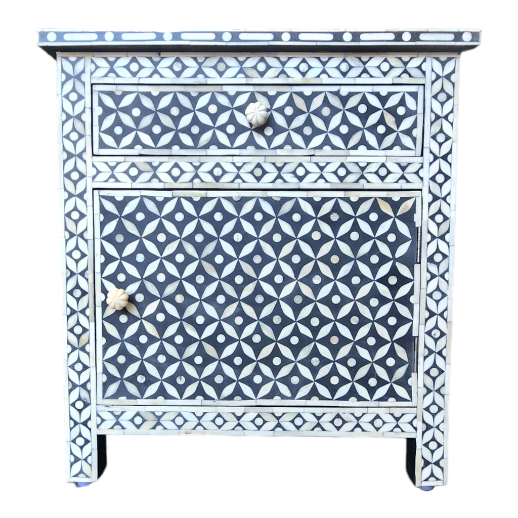 Bone Inlay - Bedside Table